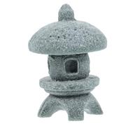 GOTTAJOY Artistic Miniature Japanese Pagoda Lantern Stone Sculpture for Zen Garden Aquarium and Home Decor