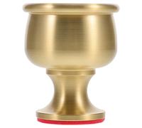GOTTAJOY Brass Offering Cup for Altar Prayer Worship Meditation Shrine Home Temple Decor Vintage Sacrificial Utensil