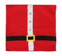GOTTAJOY Christmas Dining Chair Covers with Belt Buckle Red Slipcovers for Holiday Decor Reusable Protector for Home Restaurant Party and Hotel