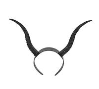 GOTTAJOY Devil Horns Headband Halloween Cosplay Gothic Witch Hair Accessory Plastic Dress Up Props for Holiday Party