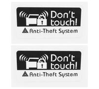 GOTTAJOY Do Not Touch Anti-theft Warning Decal for Car Door Protection