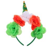 GOTTAJOY Floral Unicorn Headband for St. Patrick's Day Irish Festival Girls and Women