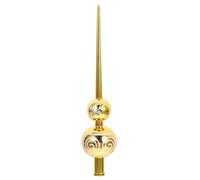 GOTTAJOY Golden Snowflake Gourd Tree Topper Star for Christmas Holiday Party Decor