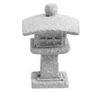 GOTTAJOY Japanese Stone Pagoda Lantern Sculpture Artistic Miniature for Zen Garden Micro Landscape Fish Tank Aquascaping Home Decor