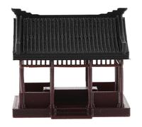 GOTTAJOY Miniature Chinese Pavilion Figurine Bonsai Terrarium Fish Tank Decoration Micro Landscape Ornament Aquarium Accessories 5x5x4.5cm