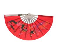 GOTTAJOY Stainless Steel Tai Chi Fan for Martial Arts Performance and Fitness Training with Red Dragon Phoenix Design Foldable Traditional Chinese Hand