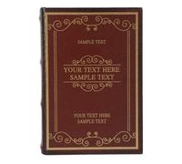 GOTTAJOY Vintage European Style Faux Book Decor for Living Room Office Hotel Coffee Table Decoration Red Small Size