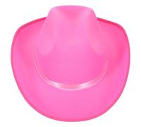 GOTTAJOY Western Cowboy Cowgirl Hat Lightweight Non-woven Fabric Party Costume Accessory with Ribbon Tie for Outdoor Activities Dress Up