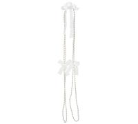 GOTTAJOY White Rose Wedding Lasso Rope Traditional Unity Cord for Church Ceremony Bridal Handfasting Accessories
