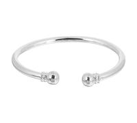 GOTTAJOY Women Silver Open Statement Wide Cuff Bangle Bracelet Minimalist Wrist Wrap Jewelry for Her Mom Sister Birthday