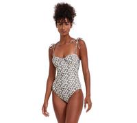 Gottex Women's Flirtt One Piece Swimsuit, Multi Dusk Green, Medium