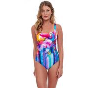 Gottex Women's Italian Summer Square Neck One Piece Swimsuit, Multicolor, 48