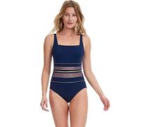 Gottex Women's One-Piece Swimsuit, Navy/Gold, 44