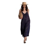 Gottex womens Resort Long Cover Up Jumpsuit, Navy, L-XL