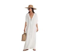 Gottex Women's Sable Kaftan Cover-up Swimwear, Cream, One Size