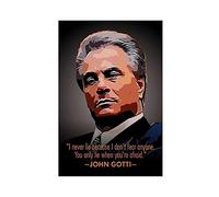 Gotti Movie Posters John Gotti Motivational Quote 3 Canvas Bedroom Decor Picture Prints Office Dorm Room Decor Gifts Unframe 16×24inch(40×60cm)