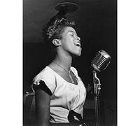 Gottlieb Portrait Jazz Singer Sarah Sassy Vaughn Photo Large Wall Art Poster Print Thick Paper 18X24 Inch