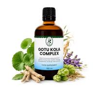 Gotu Kola Complex, A Herbal Formulation Adaptogenic Liquid Extract for Calm Mind, Sharp Focus & Natural Energy -Premium Wellness Drops for Everyday Balance -100ml