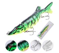 Goture 1 Pc Slow Sinking Bass Fishing Lure, Fishing Lures for Freshwater and Saltwater, Lifelike Swimbait for Bass Trout Crappie, Slow Sinking Bass Fishing Lure, 5 Inches Style B