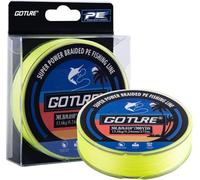 Goture Braided Fishing Line, 8-fold, Ultra Thin Line, Strong Line, Sensitive Line for Spin Fishing, Predatory Fish, Carp Fishing, 275 m Colour Changing