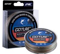 Goture Braided Fishing Line, 8-fold, Ultra Thin Line, Strong Line, Sensitive Line for Spin Fishing, Predatory Fish, Carp Fishing, 275 m Colour Changing