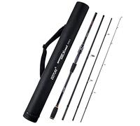 Goture Fishing Rods Casting Spinning Rods Swivel Spinning Rods - 2 & 4 Section Lightweight Carbon Fiber Portable Transport Rods M Power MF Action 1.98M-3.0M
