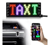 GOTUS Light Signs for Car,Programmable LED Sign,Flexible Digital Sign,Control by Bluetooth APP, DIY Edit Animations,Text