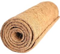 GOTVUGE Coco Fiber Liner Roll 16 x 80 Inch, Coconut Liners Coco Mat for Planters, Reptile Flooring Mat Chicken Nesting Box Pads Tortoise Beding Moss Sheet