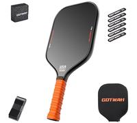GOTWAH P1 Pickleball Paddle Carbon Fiber 3K+T700 Surface, USAPA Approved Pickleball Racket for Power & Control,16MM Polymer Honeycomb Core,Textured Carbon Grit Surface for Ultimate Spin & Pro Players