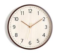 GOTYKE Wall Clock Round Nearly Silent Little ticking Battery Operated Numerals Clocks for Living Room,Bedroom,Kitchen Decor (Color : C, Size : 16")