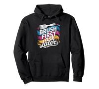 Gouache Painter Art Brush Palette Humor Supplies Tools Pullover Hoodie