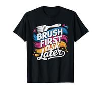 Gouache Painter Art Brush Palette Humor Supplies Tools T-Shirt