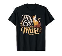 Gouache Painter Cat Lover Art Studio Mom Artist Hobbyist T-Shirt