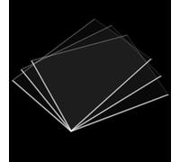 GOUBAN Pcs Acrylic Sheet 85 x 100 cm Covered with Protective Film Acrylic Panels Transparent Many Sizes for Picture Frame Glass Replacement, Projects Display, Painting, 2mm