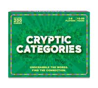 Gouda Games Cryptic Categories - Quick-Thinking Brain Game, Fast-Paced Word Unscramble Card Game for Kids, Teens & Adults, Perfect for Game Nights, Gift for Ages 10, 11, 12 and Up, 3-8 Players