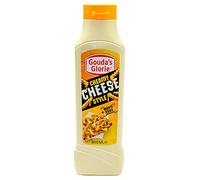 Gouda's Glory Creamy Cheese Style Cheese Sauce - 850ml - Vegan Cheese Nuts for Nachos Burger Enchiladas Tacos Burritos cream-soft melting hot and cold to be able to enjoy