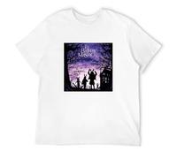 GOUDIDAO Men's The Birthday Massacre Walking with Strangers T-Shirts White L
