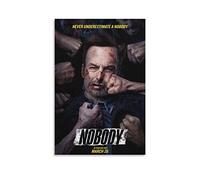 GOUEH Nobody Movie Poster.jepg Canvas Poster Wall Art for Bedroom Livingroom Decoration Birthday Gift Unframe:16x24inch(40x60cm)