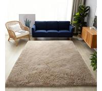 GOUER Area Rugs 260 x 290 cm Thick Pile Non Shedding Relax Rug Durable for Children'S Living Room, Camel