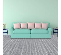 GOUER Extra Large Rugs 300 x 350 cm Cold Insulating and Impact Sound Insulating Office Flooring Fire Retardant, Recyclable for Home Office Living Room Bedroom Kitchen Apartment, Light Grey