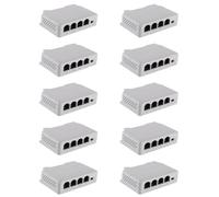 Goufride 1 to 3 Port PoE Extender Passive Cascadable IEEE802.3Af for IP Port Transmission Extender for POE Switch NVR IP (10Pcs)