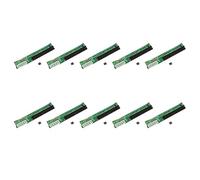 Goufride 10X 7+15Pin 2.5 Female to 3.5 Inch Ide to Ide Adapter Converter Male 40 Pin Port for 133 HDD Cd Dvd Serial