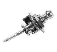 Goufride 10x Round Guitar Strap Locks -style Straplocks, Silver