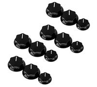Goufride 12Pcs Control Knob Volume Audio Control Knobs for Electric Guitar Parts