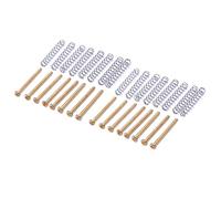 Goufride 16 Pcs M3X30MM Electric Guitar Humbucker Pickup Adjust Height Screw and Springs - Gold