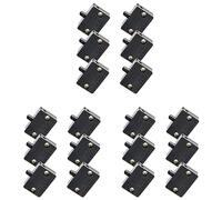 Goufride 18Pcs Door LED Switch for Closet Light,Normally Closed Cabinet Electrical Lamp Switches,for Closet Pantry Cabinet Black