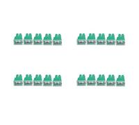 Goufride 20 x Green 40A Female Plug in Blade PAL Fuse for Car