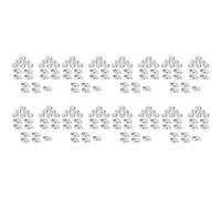Goufride 200 Pcs 15Ml Aluminium Tin Large Make Up Candle Pots Capacity Empty Big Cosmetic//Hair Product/Sweet Tin Jar