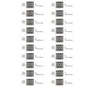 Goufride 20X 3 String Guitar Ball String Bridge Bridge Pull String Hard Tail Guitar Bridge Tail 3 String Guitar Replacement