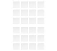 Goufride 24Pcs Cotton Restaurant Dinner Cloth Satin White 50X50cm High-End Hotel Napkin